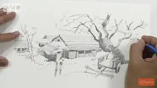 Enjoy pencil sketching and shading at GoArt by the beach in Goa