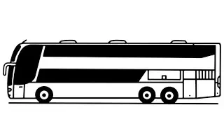 How to draw a bus