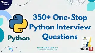 Python Interview Questions and Answers PDF for freshers and experienced #python #pythonCoding