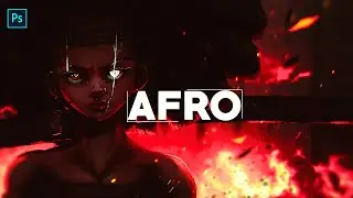 "AFRO" - Digital Painting Time-lapse