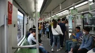 上海地鐵1號線(往莘莊)地面段行車片段 Shanghai Metro Line 1(to Xinzhuang)