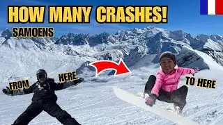 I Learned To SNOWBOARD - So MUCH Pain!!!