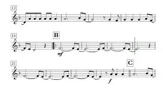 Viva La Vida – Alto Sax Solo (Sheet Music)