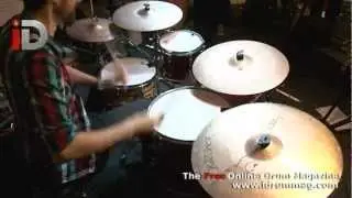 Benny Greb - Drum Solo Performance 2012 At Premises Rehearsal Studio - iDrum Issue 9 Out Now