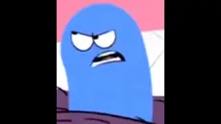 bloo pegando la monadas meme