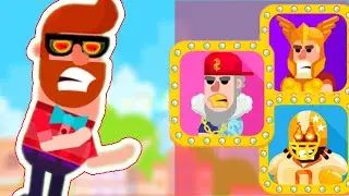 Hipsters vs JeremyDump ThorThunderGod MadMike Bowmasters 2021 Game Tricker 53