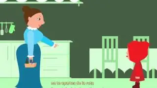Red Riding Hood - Spanish Learning with English subtitles