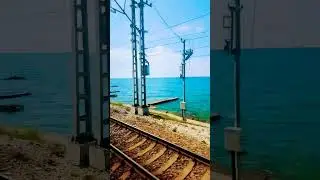 Элекричка с видом на море. Имеретинка- Туапсе. 11.08.24.