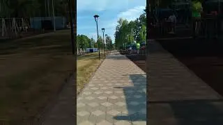 Спортивные площадки в парке Победы