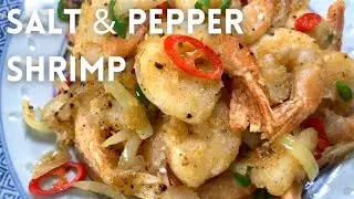 SALT & PEPPER SHRIMP - fast & simple takeout style