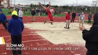 2017 Cortland Classic Invitational - Jordan Testerman - Long Jump - 6.80m