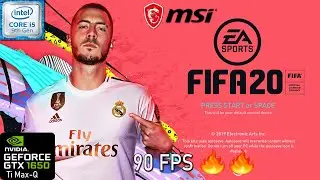MSI GF63 - FIFA20 Ultra Settings gameplay 1080P | Intel i5 9th gen | NVIDIA GTX 1650 Ti Max-Q