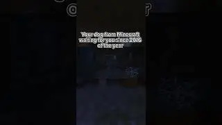 Your Minecraft dog has been waiting for you since 2016...#minecraft #sad