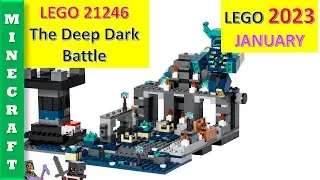 NEW Lego Minecraft 21246 The Deep Dark Battle