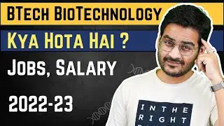 BTech Biotechnology me Career Kaisa Hai? | BTech BioTech Career, Course Full Details
