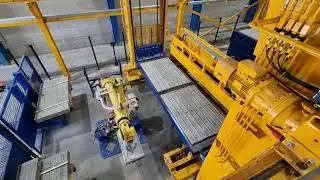 Semi Automated Drycast Line With a Robotic Arm Product Unloader | Coote Engineering ltd