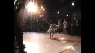 battle for the 1 place on breakdance festival OPEN4 (2004) in Moscow - part 1