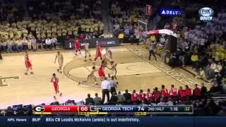 THIS IS ... MY HOUSE.  Georgia Tech vs UGAg - Men's Basketball - 2014