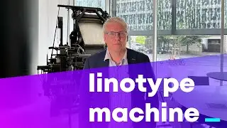 Linotype Machine at Axel Springer Headquarters