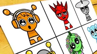 Drawing INCREDIBOX SPRUNKI but Babies 😆 So Cutes ❤❤❤ | Normal Mode