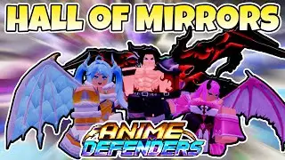 3 Units VS Hall of Mirrors "Nightmare Mode" - Anime Defenders Roblox