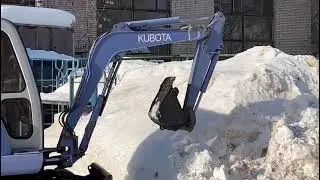 мини-экскаватор гусеничный б/у Kubota u25 кубота японский, дизельный, с кабиной, цена 1380000р, ПСМ