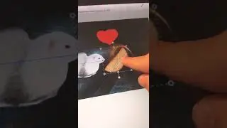 Хорёк любит сухарик