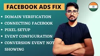 SHOPIFY PIXEL SETUP 2023 | CONVERSION EVENT NOT SHOWING | DOMAIN VERIFICATION FACEBOOK SHOPIFY HINDI