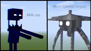 Alvim correa's tripod vs AML 111 | AML FOUNDATION VS WAR OF THE WORLDS - Minecraft animation