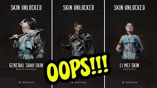 Yet another oopsies by Netherrealm Studios!!! 😂😂 Free Season 3 Skins