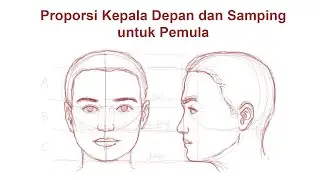 Cara Menggambar Kepala Depan dan Samping untuk Pemula