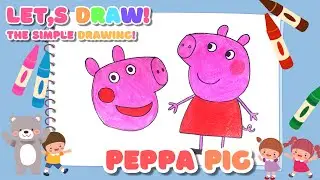 Simple Draw Peppa Pig🐖 l Easy drawing l Peppa Pig