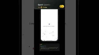 Simple Loading Animation with Floating Particles - Flutter