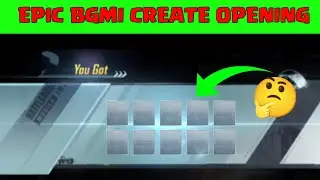 EPIC BGMI CREATE OPENING FUNNY CREATE OPENING