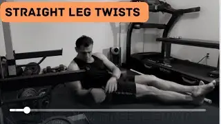 Straight Leg Twists - Core Blast 💥 #absworkout