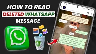 How to recover whatsapp deleted messages without any app.