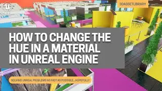 How To Change The Hue Inside A Material In Unreal Engine
