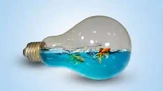 Photo Island Manipulation Photo shop Bulbs Tutorial