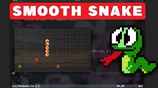 How to code a Smooth Snake game using html and javascript