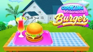 Homemade Burger Cooking