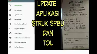 UPDATE APLIKASI STRUK SPBU TERBARU