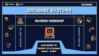 INFO20003 Database Systems Revision Workshop