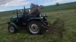 Кінна гребка у навісну для мінітрактора своїми руками. Робота та огляд.
