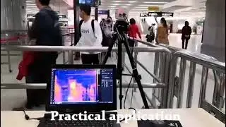 Multi person body temperature measurement camera