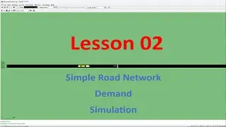 L2: Simple network build and simulation in SUMO (Traffic simulation software)