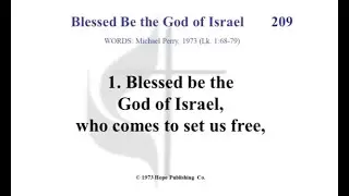 [Hymnal] Blessed Be the God of Israel