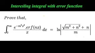 An integral with error function