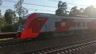 Электропоезд ЭС2Г-151/090 "Ласточка-экспресс" сообщением "Клин - Москва Ленинградский вокзал"
