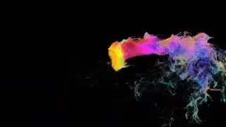 Ball Of Colorful Smoke Moving Then Fading Out Video free dwonlod intro