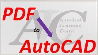 PDF to AutoCAD (PDF TO DWG)